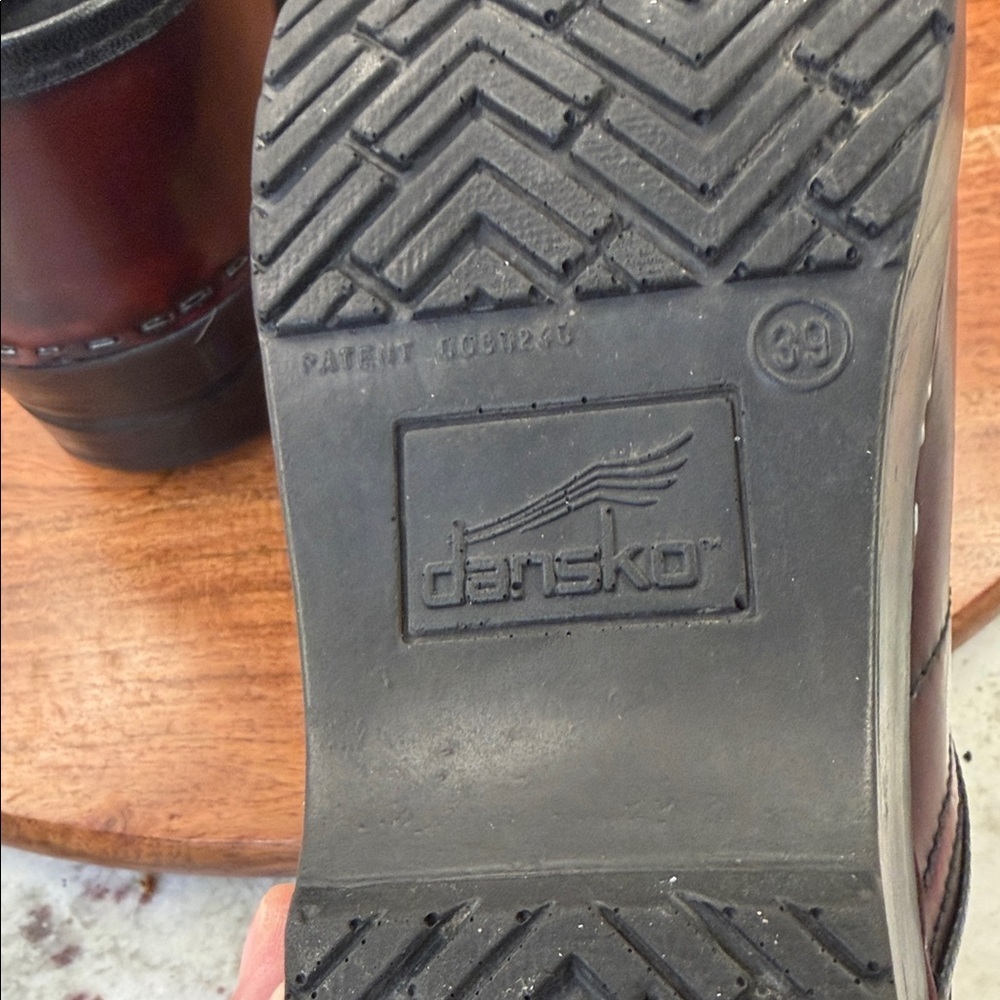 Dansko Red Leather Clogs - Picture 8 of 8